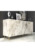 DEMONTE DECOR DROP KONSOL EFESMERMER-ALTIN - 1