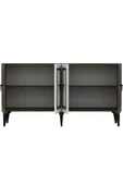 DEMONTE DECOR ASYA KONSOL 4 KAPAKLI RAFLI CEVİZ-BEYAZ - 5