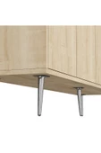 DEMONTE DECOR SOLLE 160 cm 4 KAPAKLI ,RAFLI KONSOL SAFİRMEŞE - 6