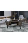 DEMONTE DECOR 3 Raflı Akbe Orta Sehpa Ceviz-ceviz - 1