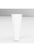 DEMONTE DECOR RETTRO 15 CM SEHPA,TV ÜNİTESİ MOBİLYA AYAĞI ( 4 ADET) BEYAZ - 1