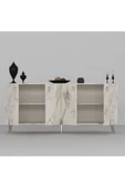 DEMONTE DECOR Drop Konsol Efesmermer-gümüş - 4