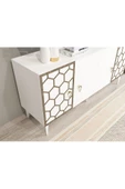 DEMONTE DECOR NARVA KONSOL BEYAZ (CEVİZ DESEN) - 3