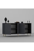 DEMONTE DECOR DROP KONSOL ANTRASİT-ALTIN - 4