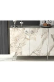 DEMONTE DECOR Drop Konsol Efesmermer-gümüş - 3