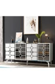 DEMONTE DECOR IRMAAK KONSOL BEYAZ-GÜMÜŞ - 2