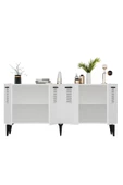 DEMONTE DECOR Asimodh 4 Kapaklı Konsol Safirmeşe Beyaz - 6