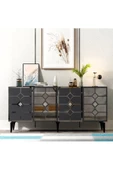 DEMONTE DECOR IRMAAK KONSOL ANTRASİT-GÜMÜŞ - 1
