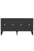 DEMONTE DECOR MİDDAS KONSOL ANTRASİT-ALTIN - 4