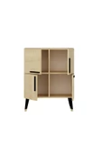 DEMONTE DECOR Mikkra Konsol , Çok Amaçlı Dolap , 4 Kapaklı Safirmeşe - 3