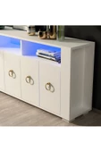 DEMONTE DECOR Klein Led Aydınlatmalı Konsol Beyaz - 3