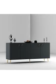 DEMONTE DECOR DROP KONSOL ANTRASİT-ALTIN - 3