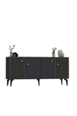 DEMONTE DECOR OSSO KONSOL ANTRASİT (CEVİZ DESEN) - 6