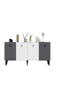 DEMONTE DECOR MİA KONSOL ANTRASİT-BEYAZ - 3