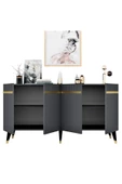 DEMONTE DECOR DEFFNE KONSOL ANTRASİT-ALTIN - 5
