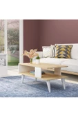 DEMONTE DECOR AYCAA  ORTA SEHPA SAFİRMEŞE-BEYAZ - 1