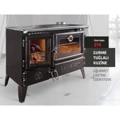 Çalışkan 214 Gurme Tuğlalı Fırınlı Şömine Soba - 4