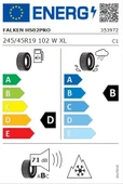 Falken EuroWinter HS02 PRO 245/45 R19 102W XL Kış Lastiği - 2024 thumbnail 2