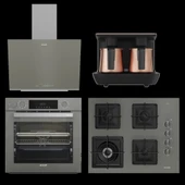 Arçelik Yeni 4'Lü Bakır Telveli Ankastre Set thumbnail 1