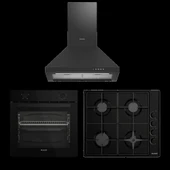 Arçelik Yeni Siyah Eko Ankastre Set thumbnail 1