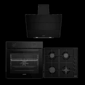 Arçelik Klasik Siyah Ankastre Set thumbnail 1