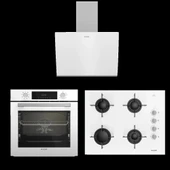 Arçelik Yeni Model Beyaz Üçlü Cam Ankastre Set thumbnail 1