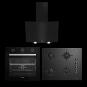 Arçelik Siyah Analog Ankastre Set thumbnail 1