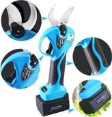 Suca SC 8608A LED Ekranlı Akülü Şarjlı Budama Makası 38 mm 2AhX2 - 2