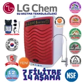 LG Chem GOLD BEYAZ KIRMIZI 12 LİTRE 7 FİLTRE 14 AŞAMA SU ARITMA CİHAZI - 1
