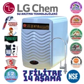 LG Chem GOLD BEYAZ  MONTAJ DAHİL POMPALI 12 LİTRE 7 FİLTRE 14 AŞAMA SU ARITMA CİHAZI - 1