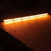 Off Road/İş Makinası/Çekici/Traktör 8p Cob Bar Led Turuncu Cakar Modlu-116cm-Videolu Anlatım - 3