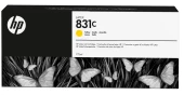 HP 831C Yellow 775 ml. Sarı Orijnal Latex Mürekkep Kartuşu (CZ697A) - 1