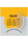 Kısa Sap Bağlama Saz Teli Topuzlu 0.18 - 2