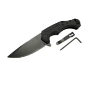 Zero Error 7-12 Black Çakı 22 cm Manuel, Kemerlikli - 1