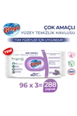 Bingo Pratik Yüzey Temizlik Havlusu Arap Sabunu Katkılı Lavanta 96x3 (288 YAPRAK) - 2