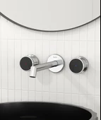 Teska Grande Shine Lavabo Bataryası-Siyah Camlı - 2