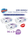 Bingo Pratik Yüzey Temizlik Havlusu Arap Sabunu Katkılı Lavanta 96x3 (288 YAPRAK) - 1