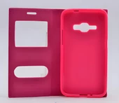 Galaxy J1 2016 Kılıf Pencereli Elite Kapaklı Kılıf thumbnail 8