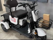 Kuba Grape 15 Elektrikli Üç Tekerlekli Scooter Beyaz - 2