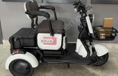 Kuba Grape 15 Elektrikli Üç Tekerlekli Scooter Beyaz - 3