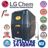 LG Chem COOL SİYAH 8 LİTRE 7 FİLTRE 14 AŞAMA SU ARITMA CİHAZI - 1