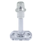 Şeffaf Plastik Kapı Pencere Arkası Tampon 8 CM Vidalı Duvar Koruyucu Silikon Stoper 10 Adet thumbnail 4