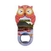 Maldivler Temalı Baykuş Magnet Kapak Açacak thumbnail 1