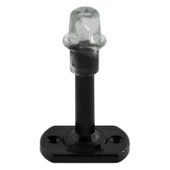 Parlak Siyah Plastik Kapı Pencere  Tampon 8 CM Vidalı Duvar Koruyucu Silikon Stoper 10 Adet thumbnail 5