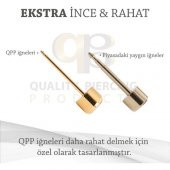 Qpp Kulak Delme Küpesi 12 Çift Sarıya Karışık - 3