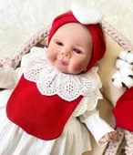 Kalp Baskılı Kutulu 5 Parça Hastane Çıkışı Seti Kırmızı thumbnail 2