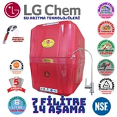 LG Chem COOL KIRMIZI 8 LİTRE 7 FİLTRE 14 AŞAMA SU ARITMA CİHAZI thumbnail 1