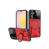 Smody Samsung Galaxy A35 5G İle Uyumlu Kılıf Joy Lens Standlı Kapak - 1