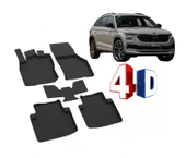 KODİAQ 2024 2025 2026 ARCA ÖZEL KAUÇUK 4D HAVUZLU PASPAS thumbnail 1