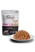 Tahılsız 85 gr Pouch Yavru Kuzu Etli Yaş Kedi Maması 12 Adet - 1